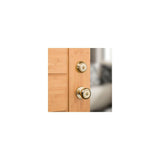 Polished Brass Juno Door Knob & Single Cylinder Deadbolt Set 99910-032