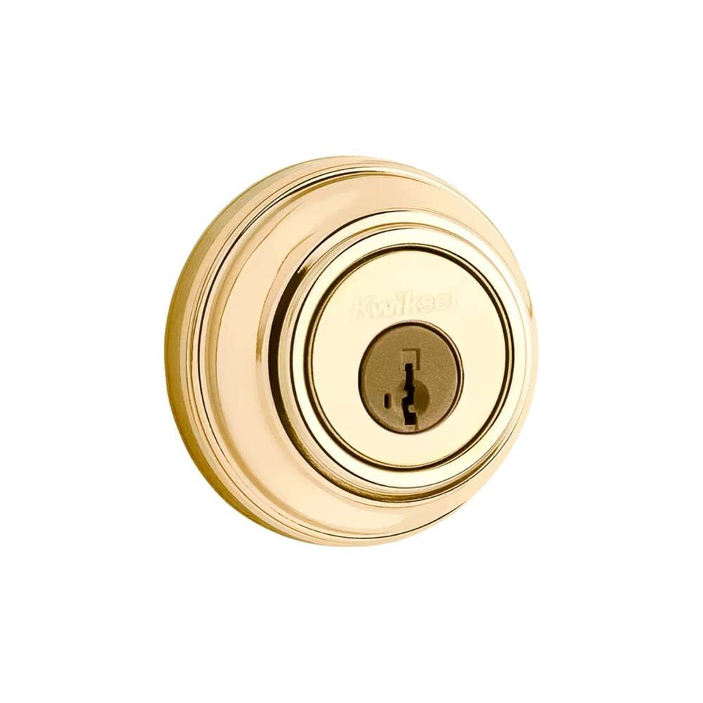 Polished Brass Keyed Entry Double Cylinder Door Deadbolt 99850-071