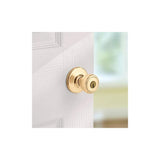 Polished Brass Security Keyed Entry Exterior Tylo Lockset Knob 94002-828