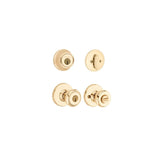 Polished Brass Tylo Door Knob & Single Cylinder Deadbolt Set 96900-253