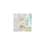 Polished Brass Tylo Door Knob & Single Cylinder Deadbolt Set 96900-253