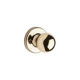 Polo Door Knob Polished Brass Hall & Closet Passage Round 92001-554