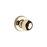 Polo Door Knob Polished Brass Hall & Closet Passage Round 92001-554