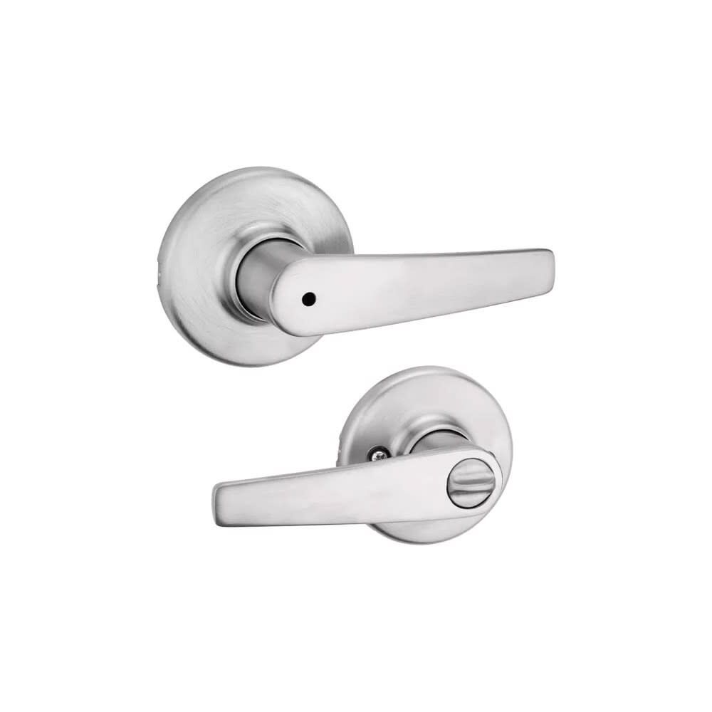 Satin Chrome Bed/Bath Delta Privacy Door Lever Set 93001-879