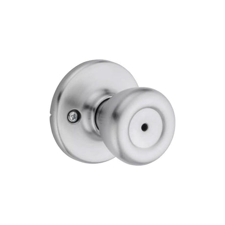 Satin Chrome Bed/Bath Tylo Mobile Home Privacy Door Knob Set 93001-877