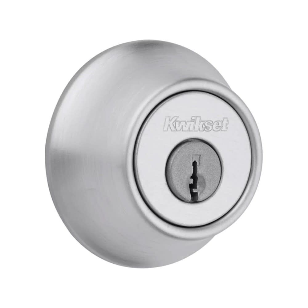 Satin Chrome Double Cylinder Door Deadbolt 96650-495