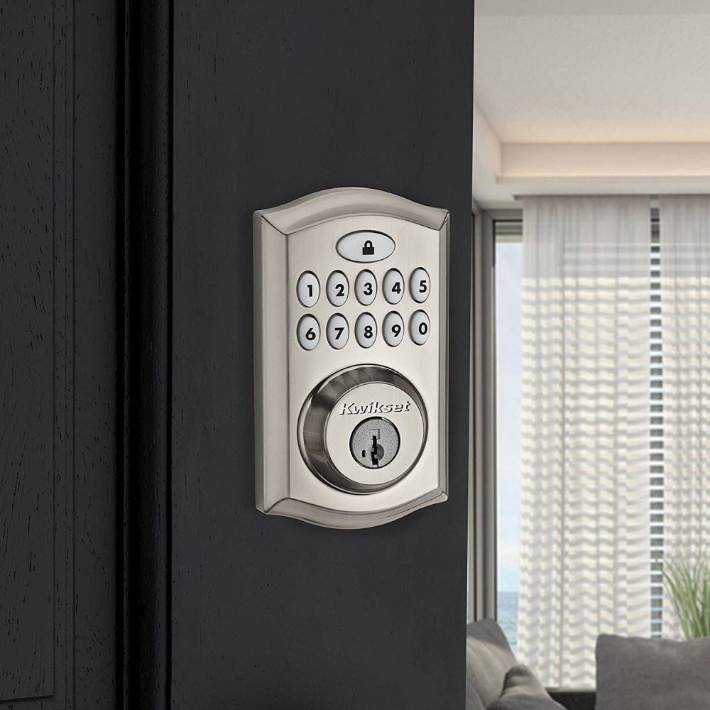 Satin Nickel 913 Smartcode Traditional Electronic Deadbolt 99130-002