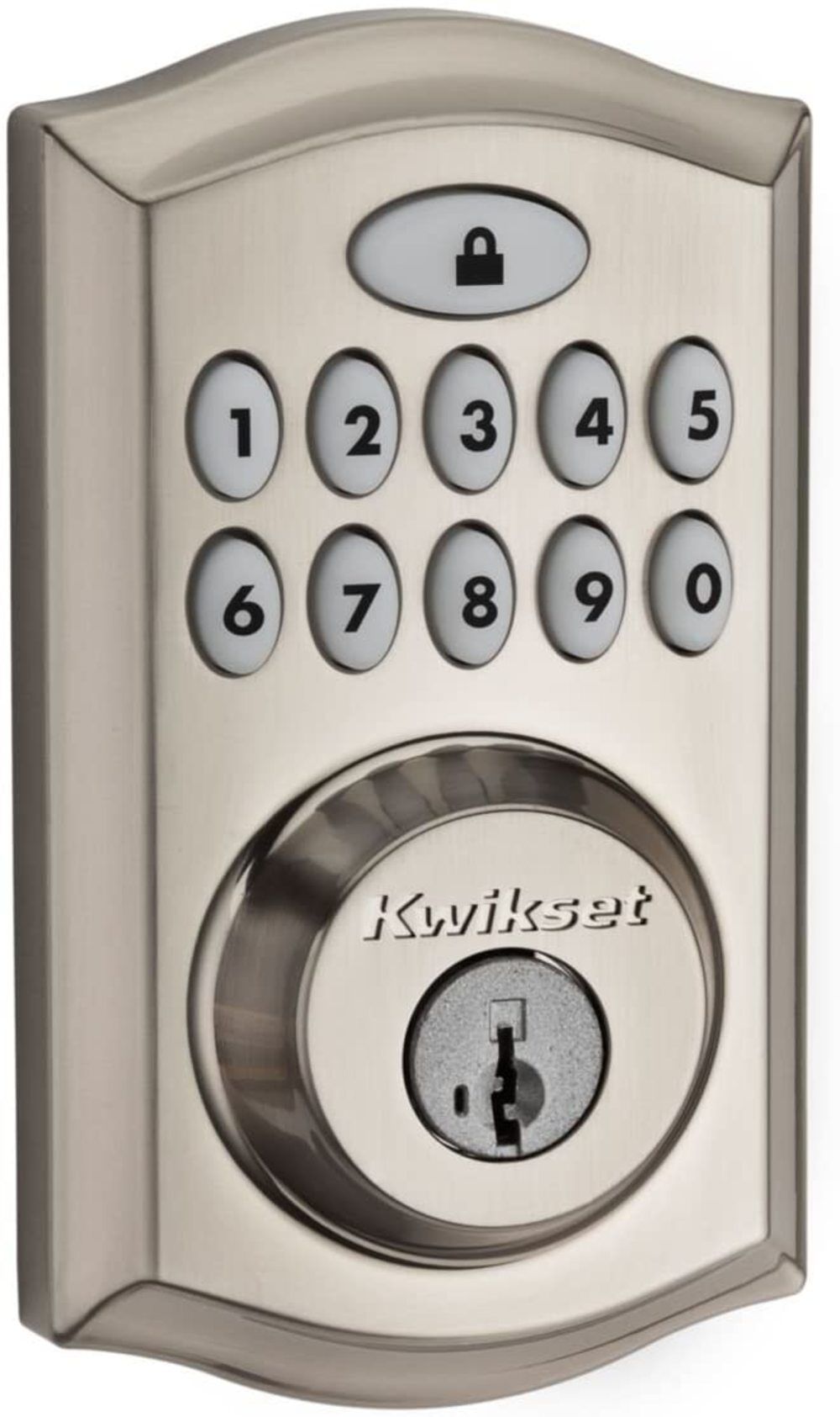 Satin Nickel 913 Smartcode Traditional Electronic Deadbolt 99130-002