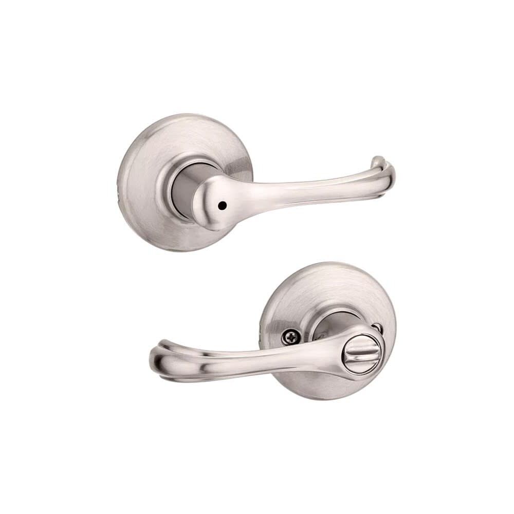 Satin Nickel Bed/Bath Dorian Privacy Door Lever 93001-881