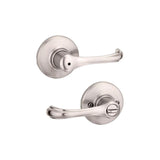 Satin Nickel Bed/Bath Dorian Privacy Door Lever 93001-881