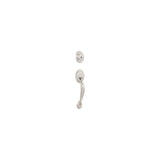 Satin Nickel Dakota Single Cylinder Handleset with Polo Knob 96870-090