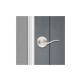 Satin Nickel Hall/Closet Tustin Door Lever 97200-777