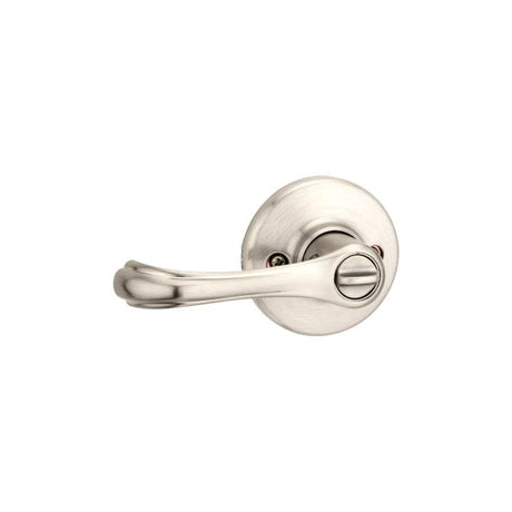 Satin Nickel Keyed Entry Dorian Lockset Door Lever 94050-548