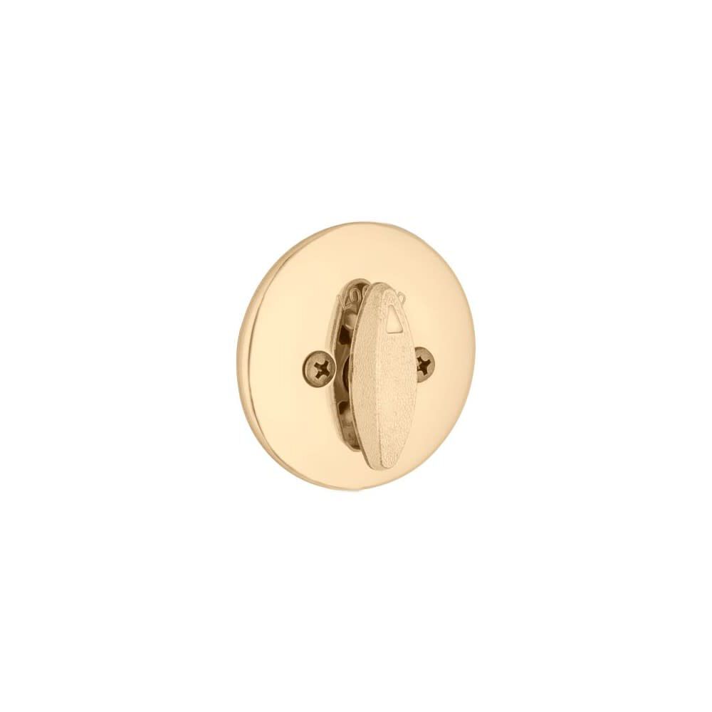 SmartKey Door Deadbolt Polished Brass Single Cylinder 96600-573