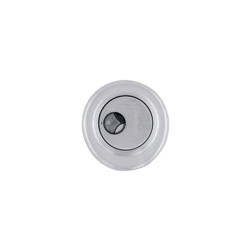 SmartKey Door Deadbolt Satin Chrome Double Cylinder Round 98160-003