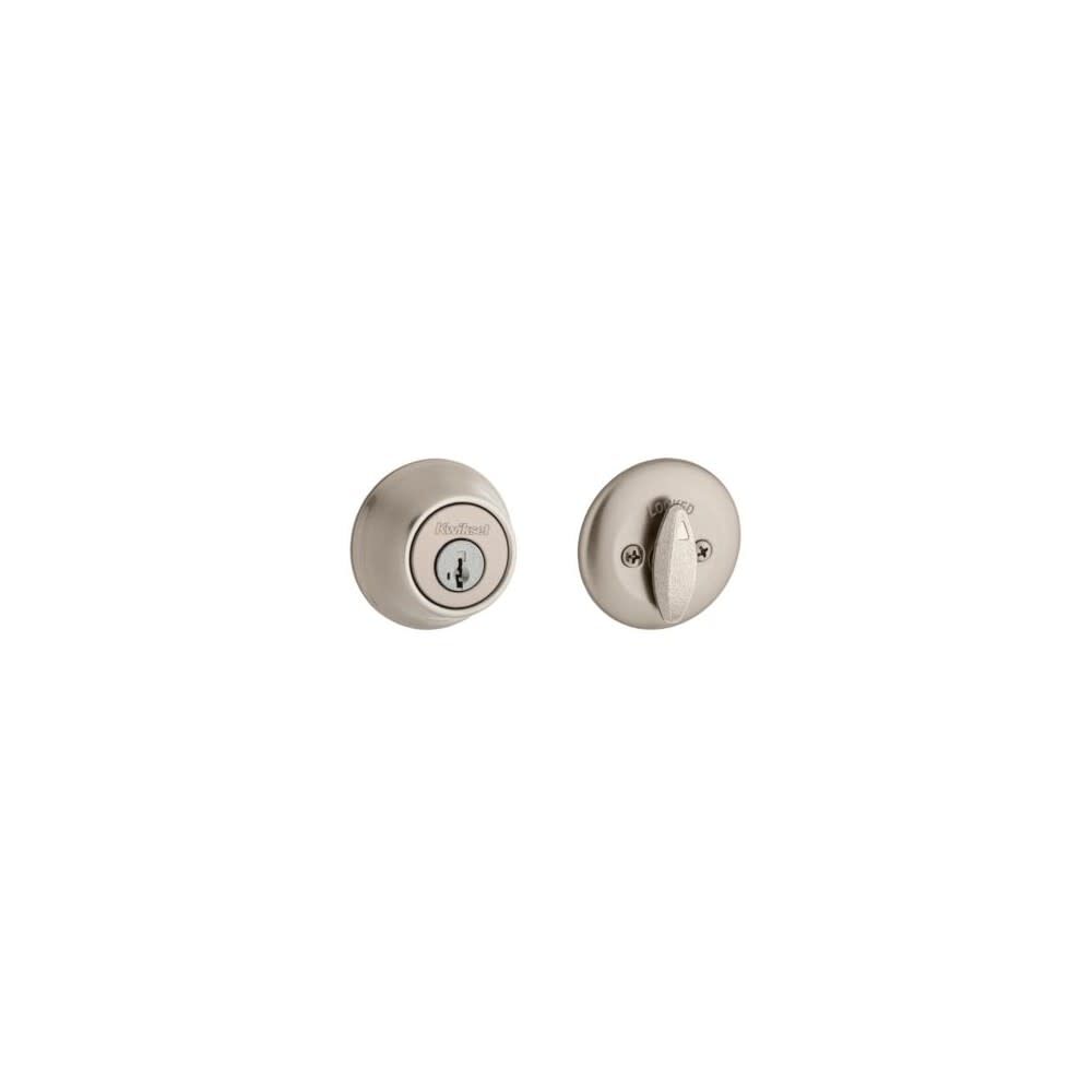 SmartKey Door Deadbolt Satin Nickel Single Cylinder 96600-575