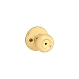 Tylo Door Knob Polished Brass Bed & Bath Privacy Round 93001-923