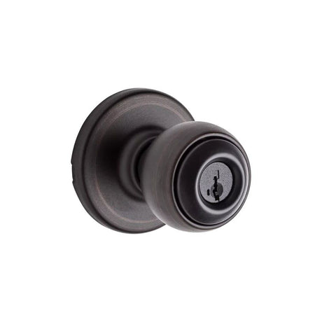 Venetian Bronze Security Keyed Entry Exterior Polo Lockset Knob 94002-822