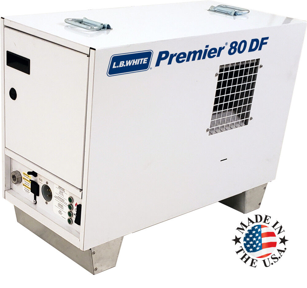 Premier Enclosed flame Ductable Dual Fuel - LP/NG 80k BTU heater PREMIER 80 DF