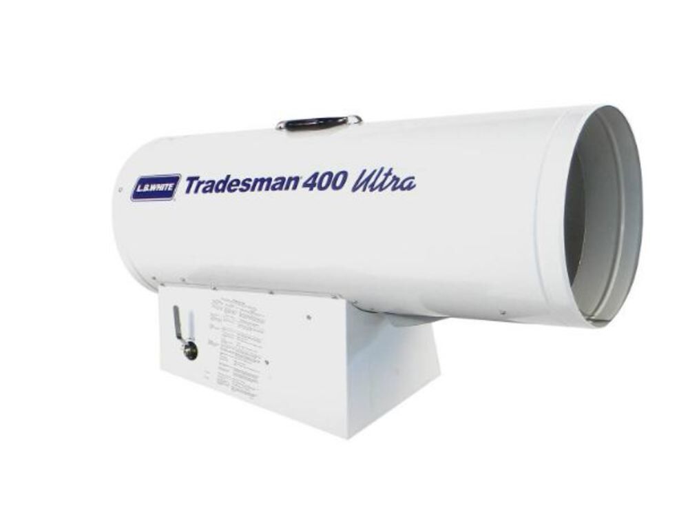 Tradesman Forced Air Open Flame LP 400K BTU heater Diagnostic light TRADESMAN 400 ULTRA