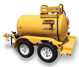 500 Gallon D.O.T. Diesel Fuel Tank with Trailer - Yellow DOT500