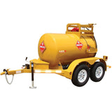 500 Gallon D.O.T. Diesel Fuel Tank with Trailer - Yellow DOT500