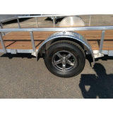 10ft Legend Open Deluxe Single Axle Aluminum Utility Trailer 6X10ODSA30AB