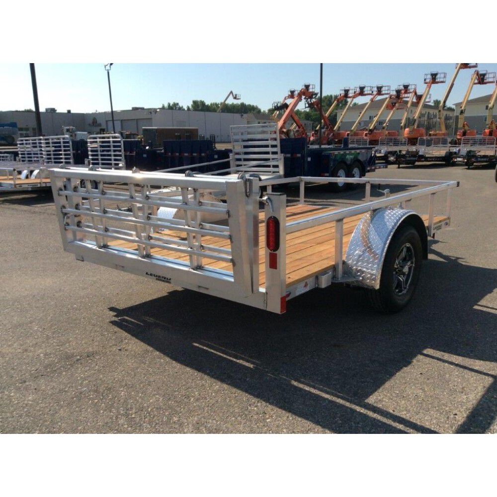 10ft Legend Open Deluxe Single Axle Aluminum Utility Trailer 6X10ODSA30AB