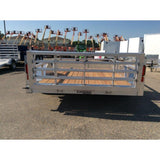 Premium Trailers 10ft Legend Open Deluxe Single Axle Aluminum Utility Trailer 6X10ODSA30AB