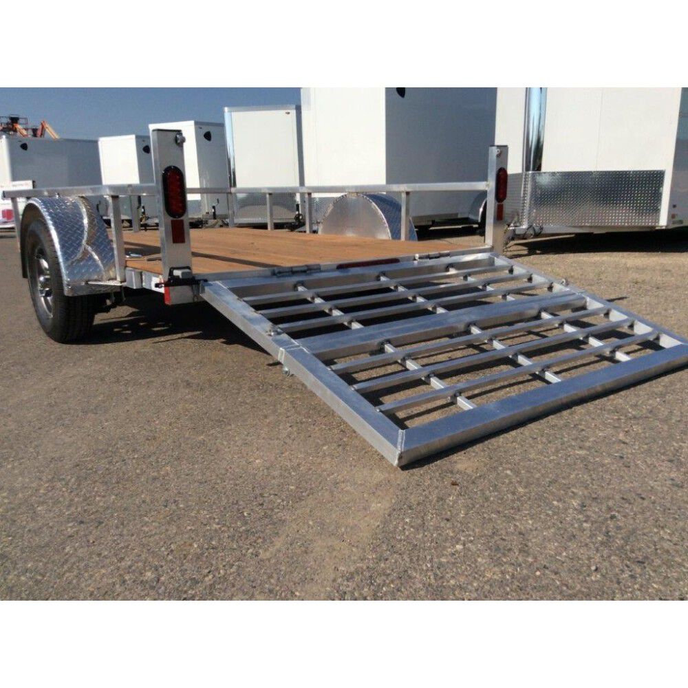 10ft Legend Open Deluxe Single Axle Aluminum Utility Trailer 6X10ODSA30AB