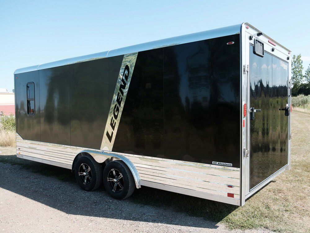 17ft Legend Deluxe Aluminum Tandem Axle Enclosed Trailer 8X17DVNTA35