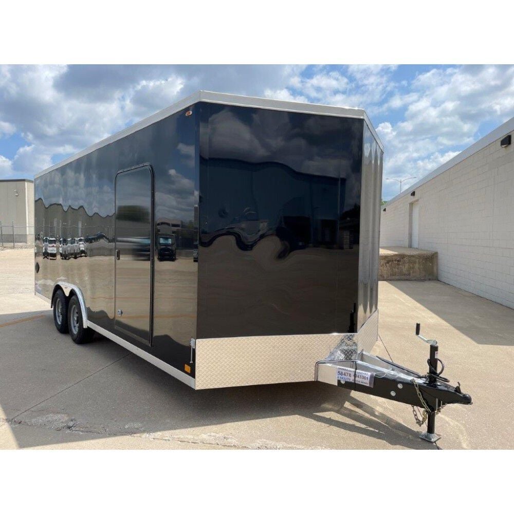 22ft TV Thunder V-Nose 6-Bolt Tandem Axle Enclosed Trailer 8.5X22TVTA52