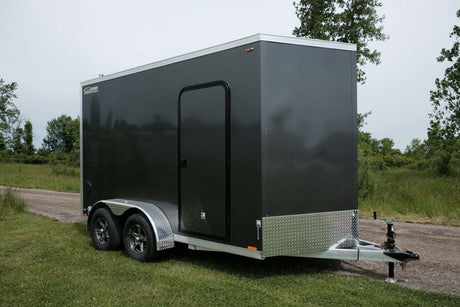 Premium Trailers 6 x 11ft Thunder Series Aluminum V-Nose Enclosed Cargo Trailer 6X11TVSA30