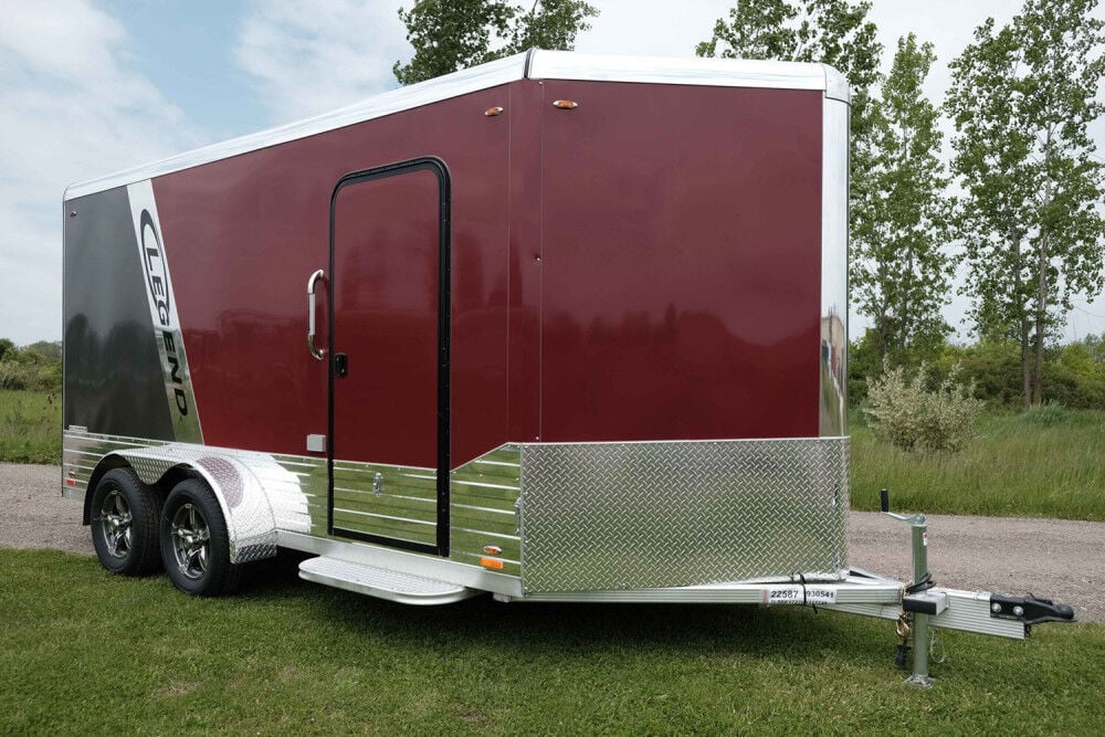 Premium Trailers 7'x17' Deluxe Series Aluminum V-Nose 7X17DVNTA35