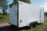 Premium Trailers 7x18ft Steel Cyclone Series V-Nose Enclosed Cargo Trailer 7X18STVTA35