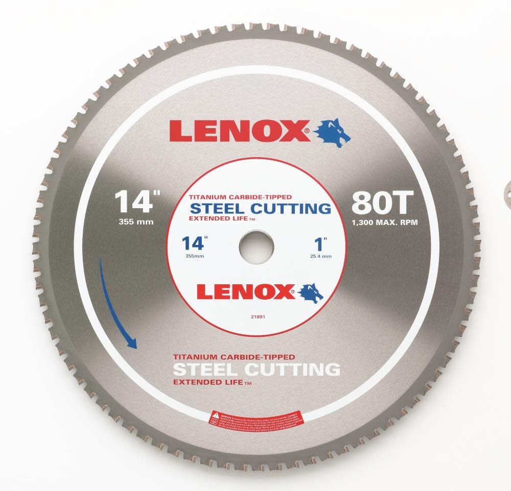 14 In. (355 mm) 80TPI Metal Cutting Circular Saw Blade 21891