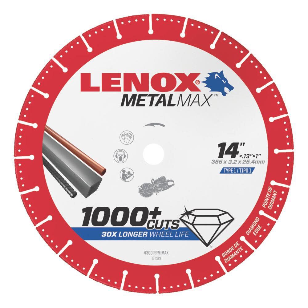 14 In. x 1 In. MetalMax Diamond Cutoff Wheel GS 1972932