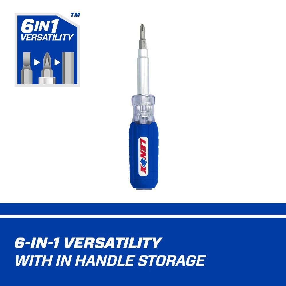 6-In-1 Multi-Bit Screwdriver 23931