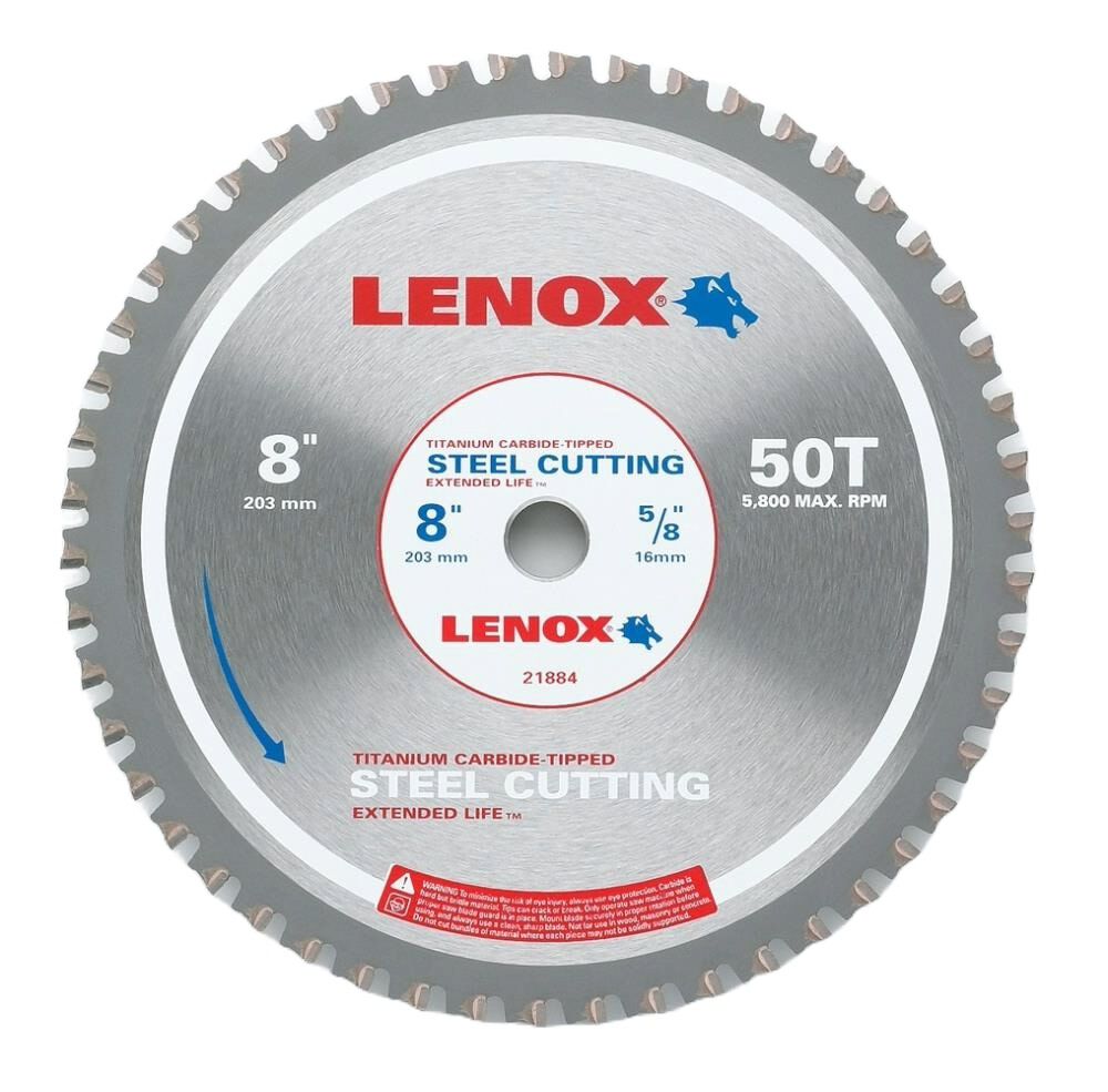 8 In. (203 mm) 50 TPI Metal Cutting Circular Saw Blade 21884