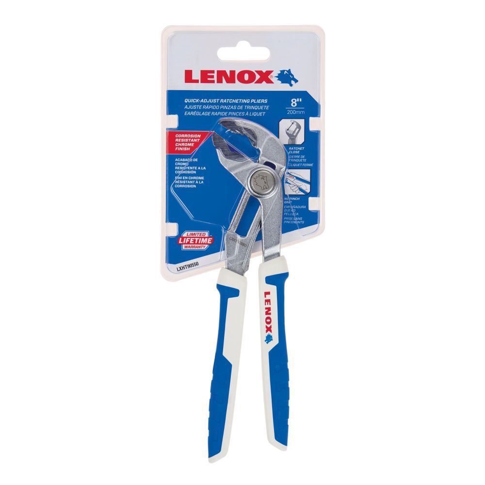 8 in Quick-Adjust V-Jaw Plier LXHT90550