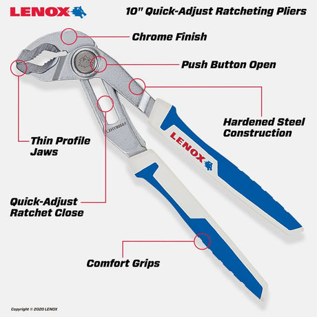 10-in Plumbing Tongue and Groove Pliers LXHT90551