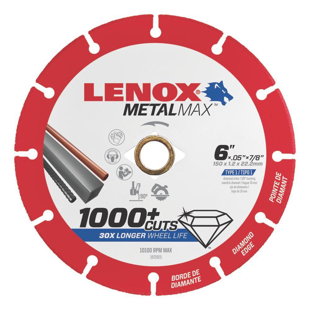 MetalMax Diamond Grit 6-in Cutting Wheel 1972923