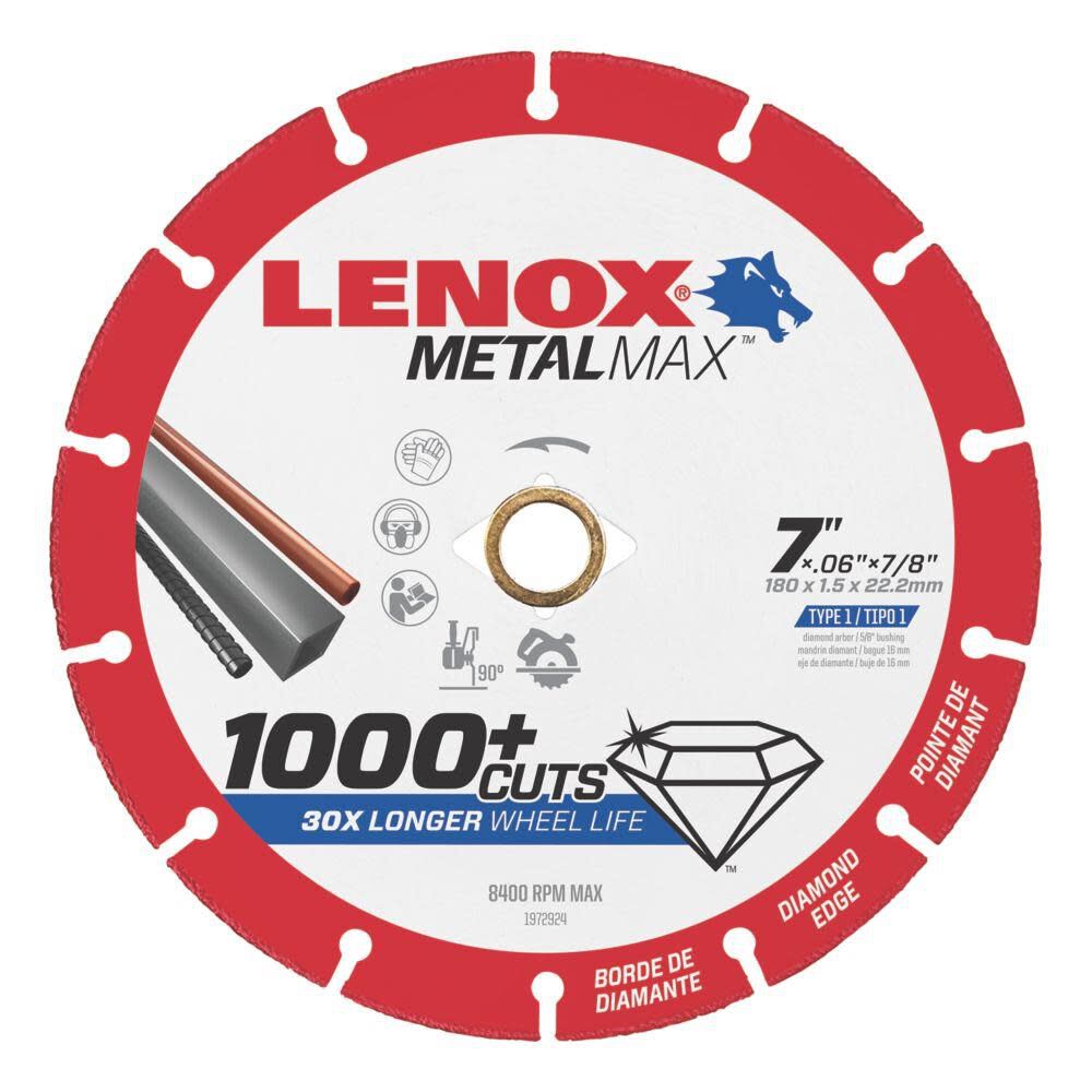 MetalMax Diamond Grit 7-in Cutting Wheel 1972924