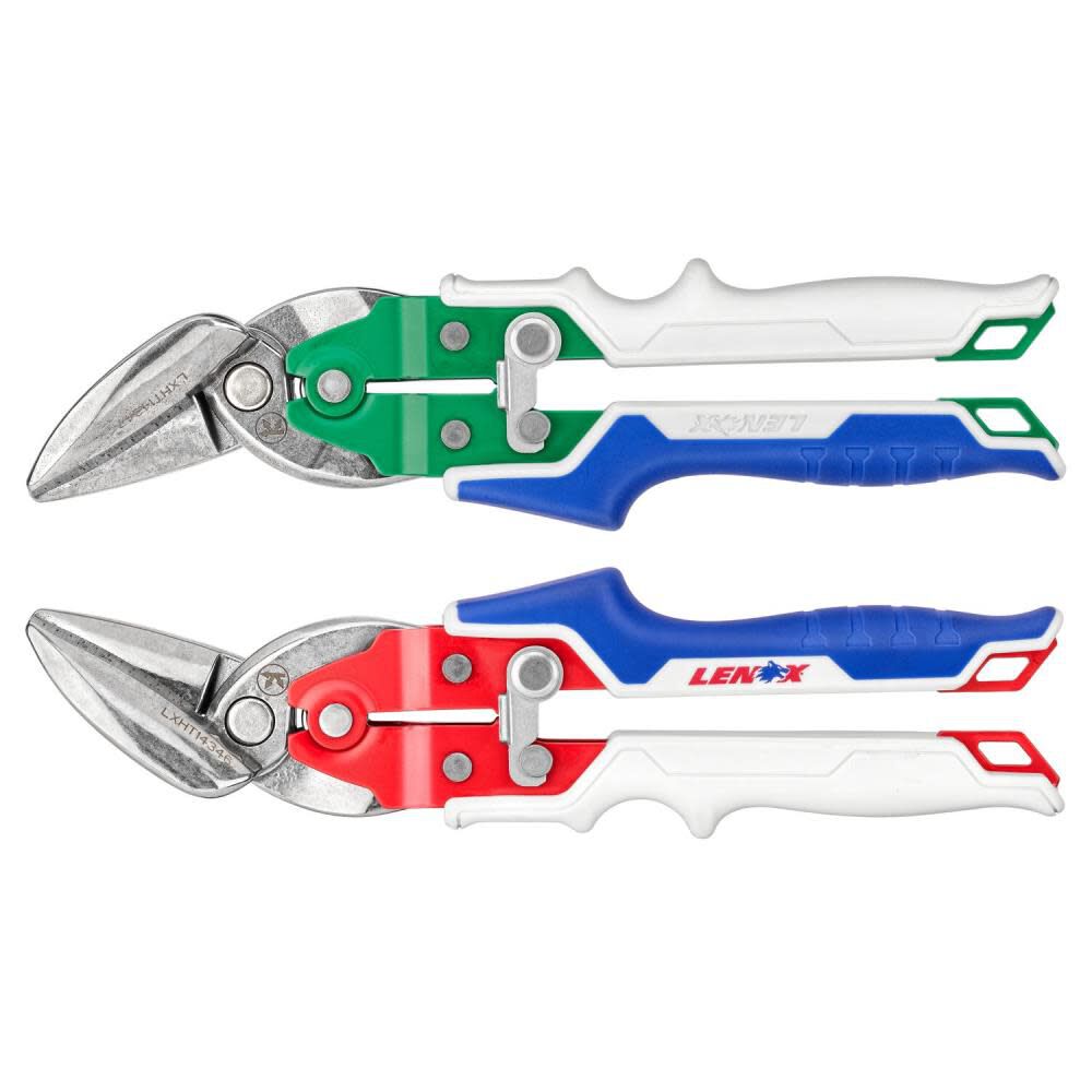 Offset Left and Right Cut Aviation Snips Combo LXHT14348