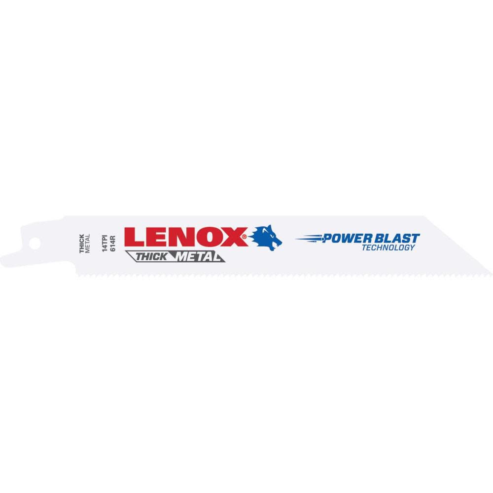 Reciprocating Saw Blade B614R 6in X 3/4in X .035in X 14 TPI 25pk 20494B614R