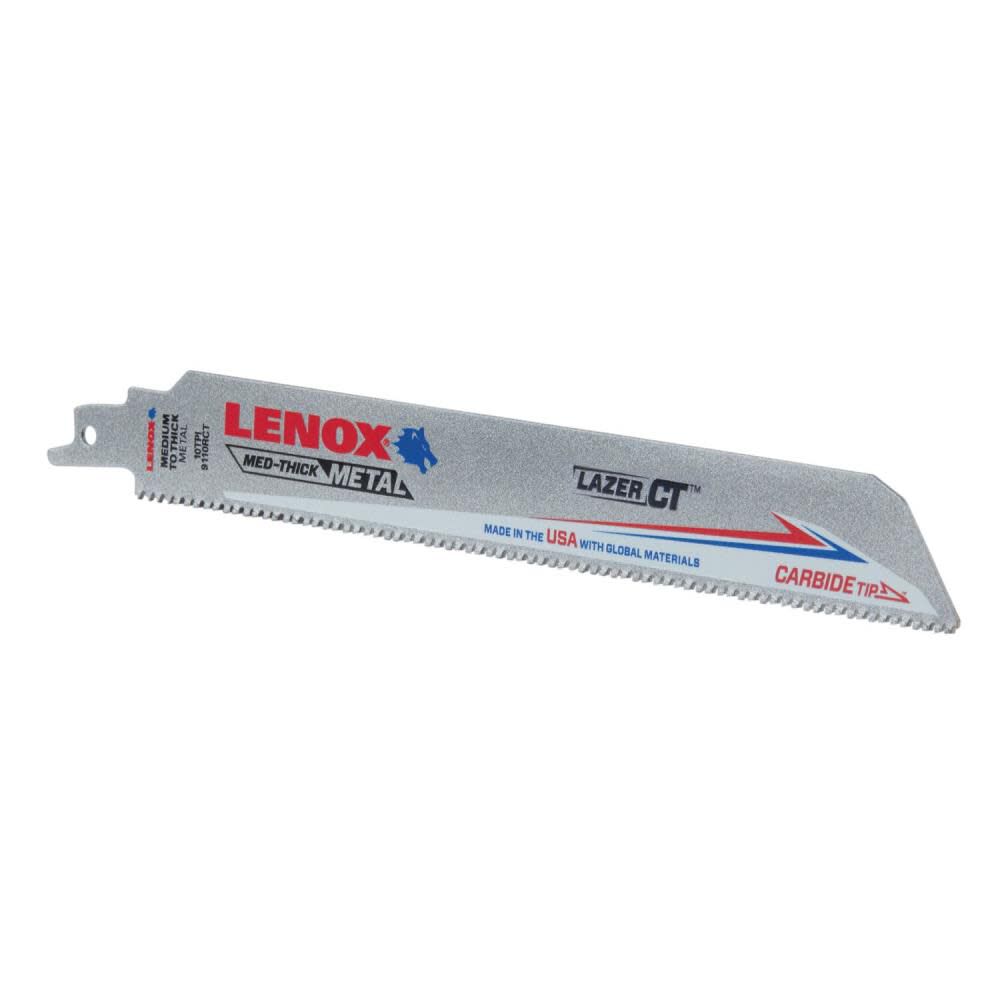 Lazer CT 9-in 10 Metal Cutting Reciprocating Saw Blade LXAR9110CT-1