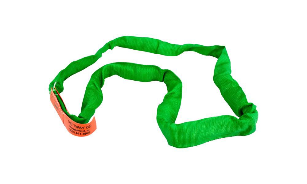 5 Ft. Green Endless Tuflux Poly Roundsling EN60X5