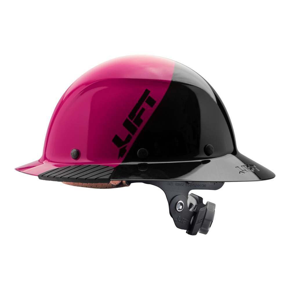 DAX Fifty/50 Full Brim Hard Hat Pink Fiber Resin HDF50-21PK