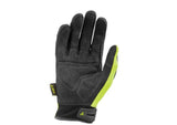 Gloves Synthetic Leather Option with Air Mesh Large Hi-Viz Yellow GON-17HVBRL