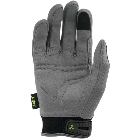 Gloves Synthetic Leather Option with Air Mesh Small Gray GON-17YYS